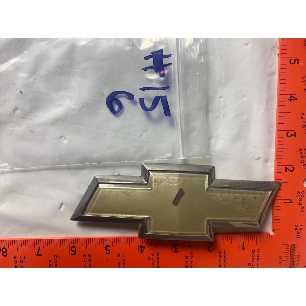 Chevrolet Bowtie Grille Emblem Gold Silver Chrome Truck